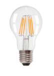 5 x V-TAC LED Filament Leuchtmittel VT-1887/SKU-4272 E27 Globe A60 6 Watt warmwei 3000K 
