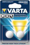 Knopfzelle VARTA Lithium 6450 CR2450 DL2450 2er Blister 